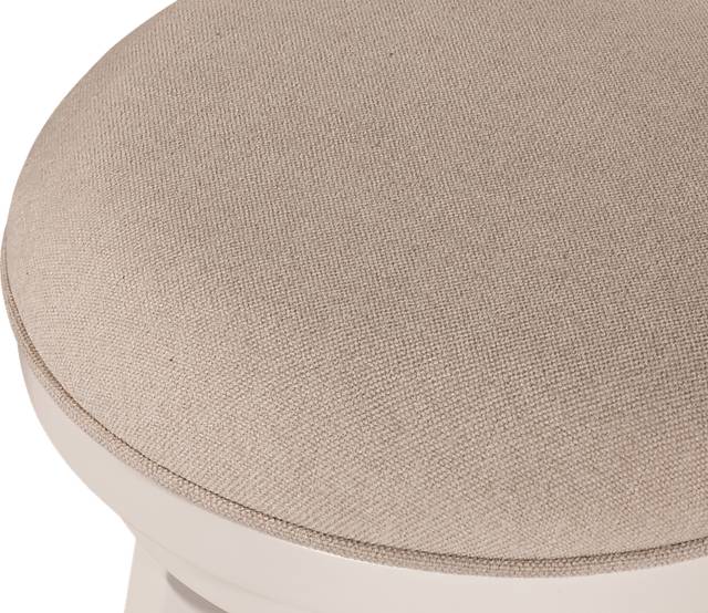 Glenloch White Swivel Barstool - Thumbnail - Image 3