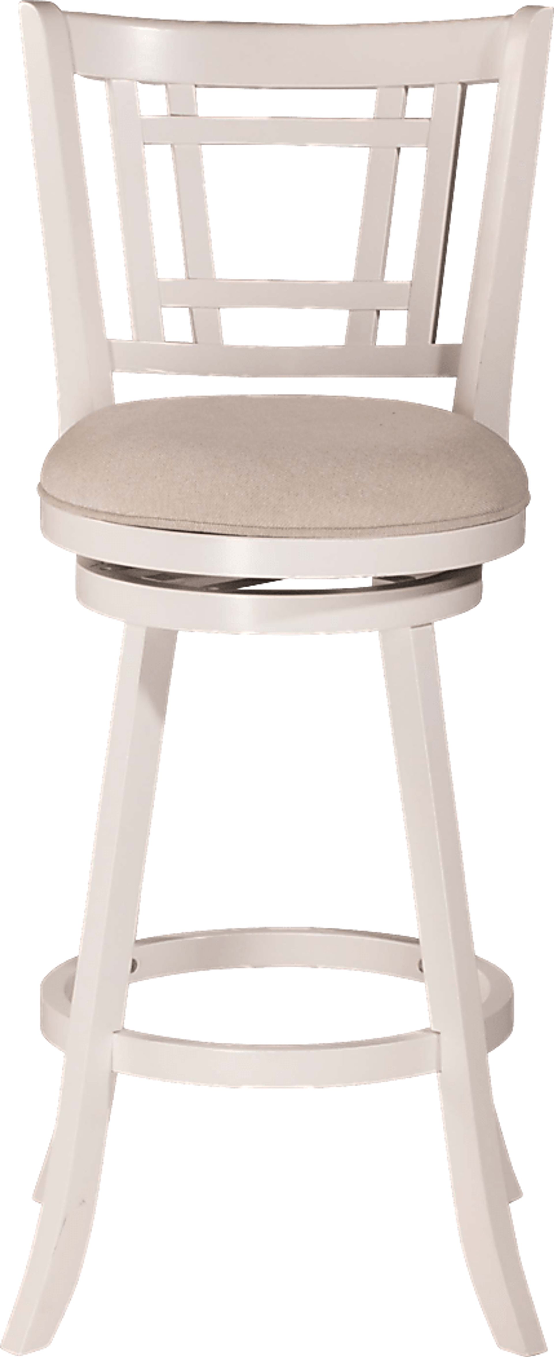 Glenloch White Swivel Counter Height Stool - Image 2