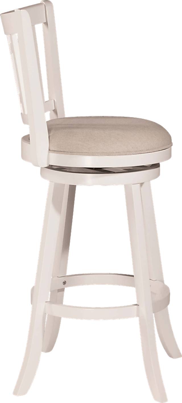 Glenloch White Swivel Counter Height Stool - Thumbnail - Image 5