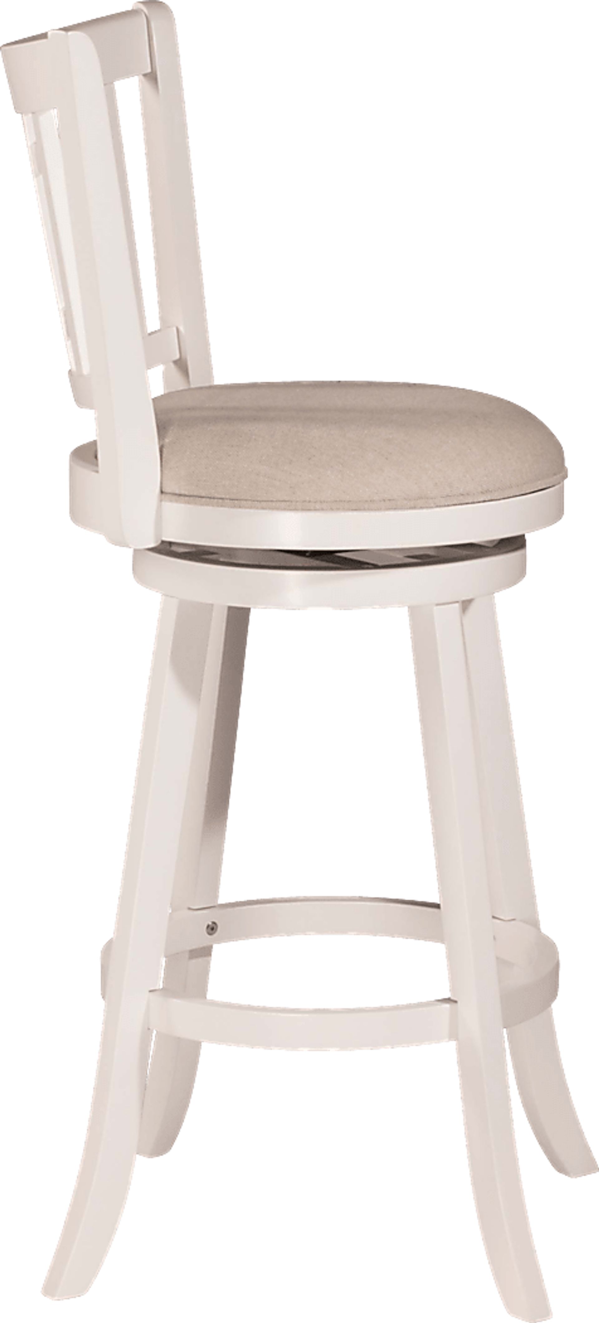 Glenloch White Swivel Counter Height Stool - Image 5