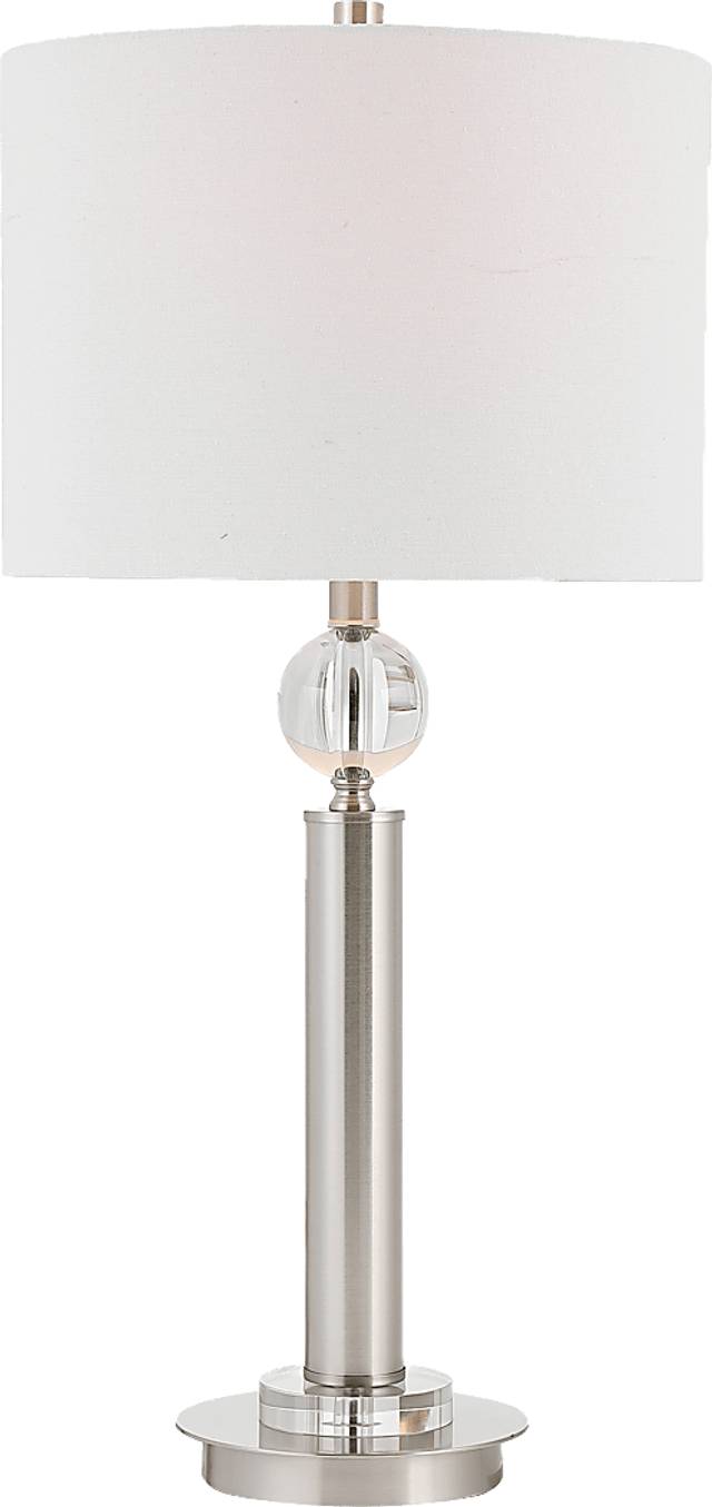 Glenmare Bay Nickel Lamp - Thumbnail - Image 1