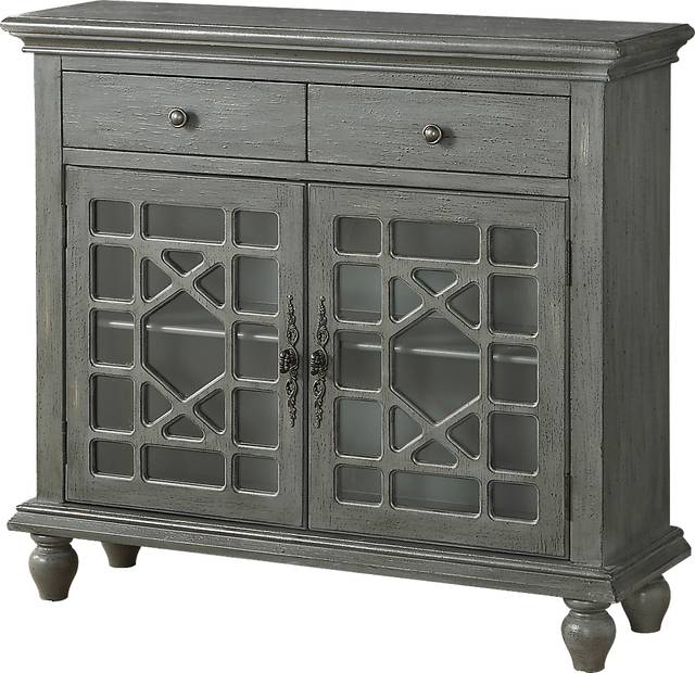 Glenna Gray Accent Cabinet - Thumbnail - Image 2