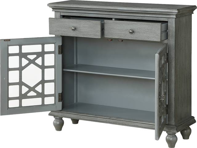 Glenna Gray Accent Cabinet - Thumbnail - Image 3