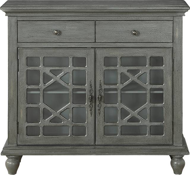 Glenna Gray Accent Cabinet - Thumbnail - Image 1
