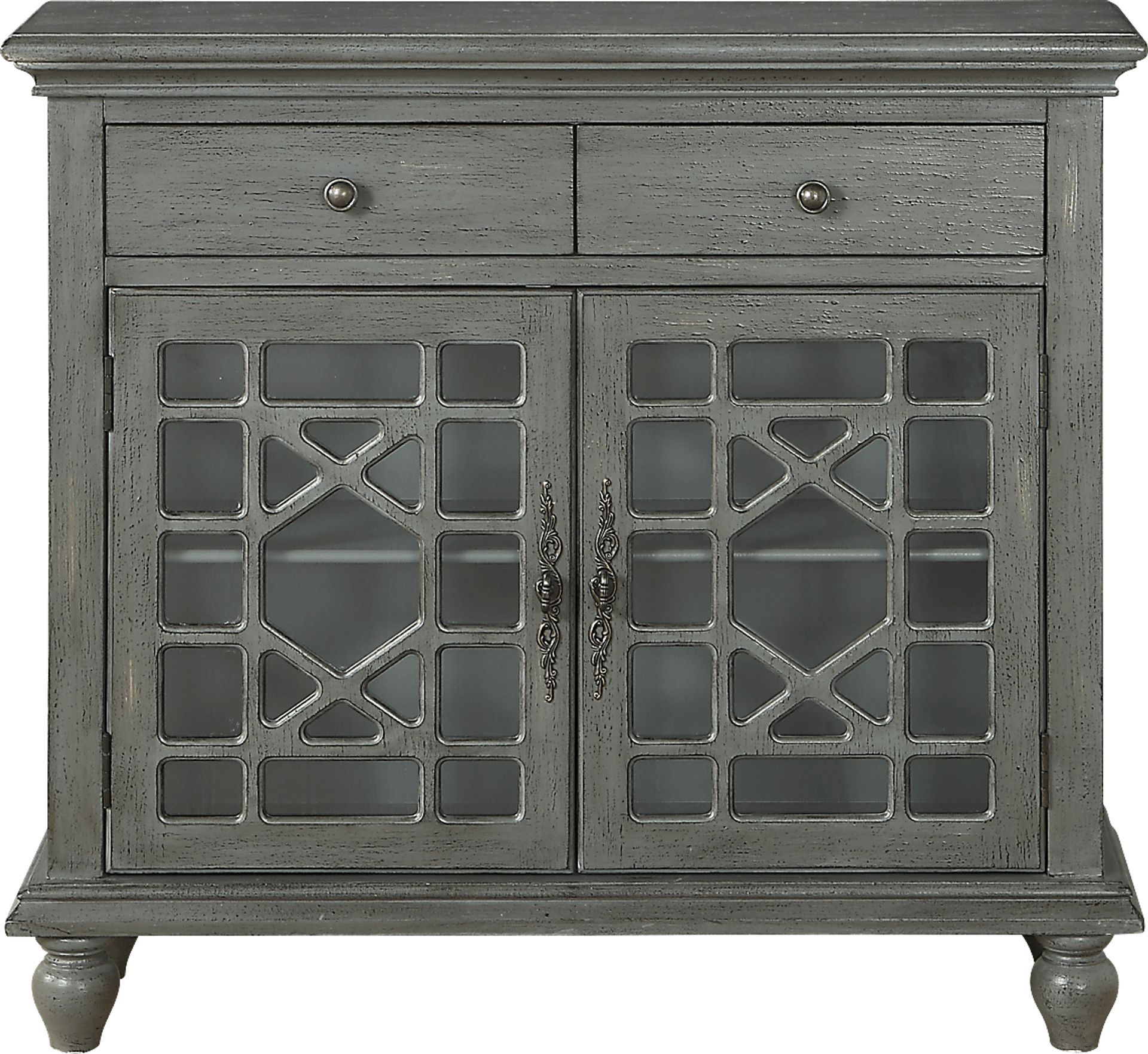 Glenna Gray Accent Cabinet - Image 1