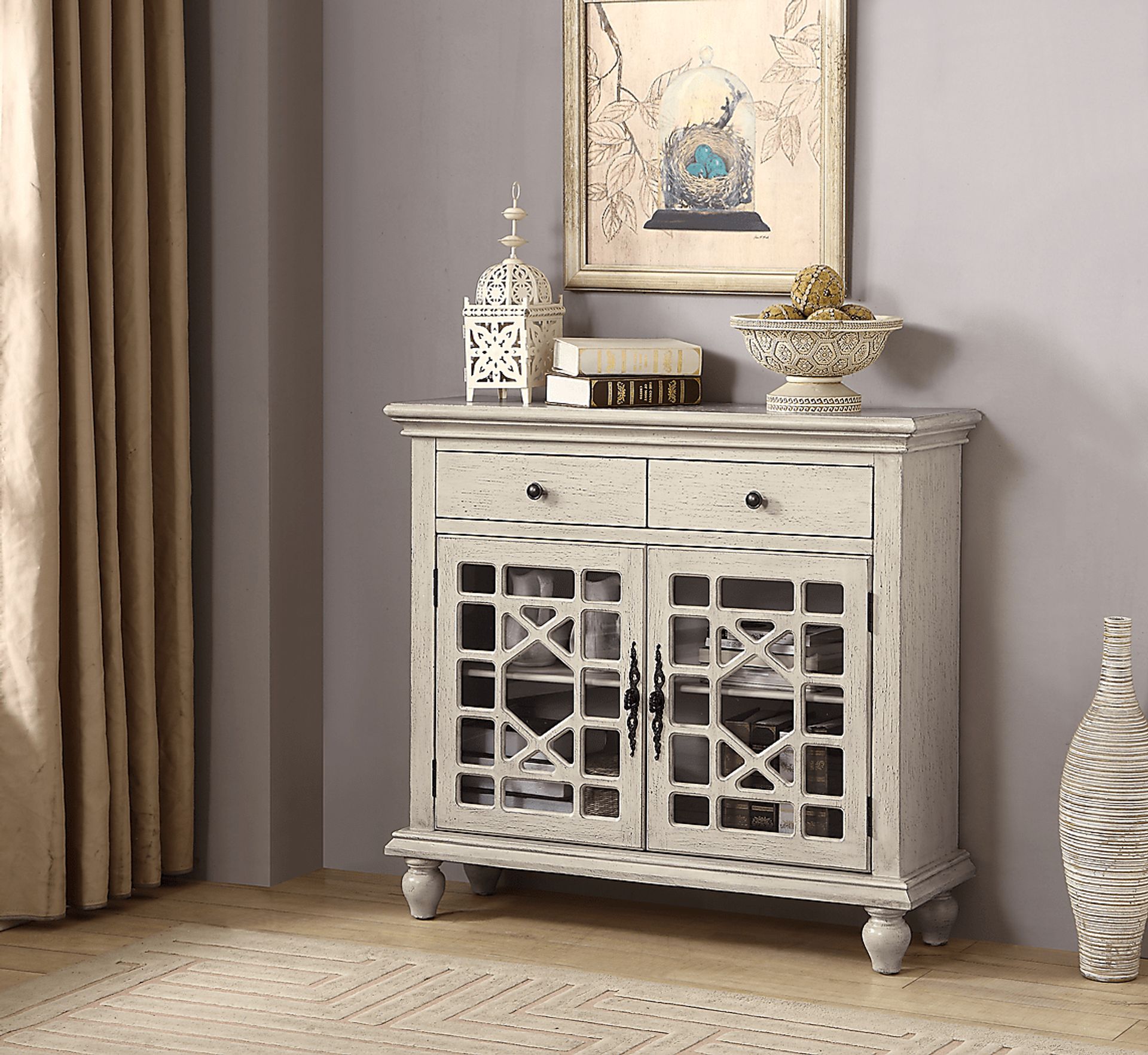 Glenna Ivory Accent Cabinet - Image 4