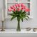 Glennan Pink Floral Arrangement with Vase