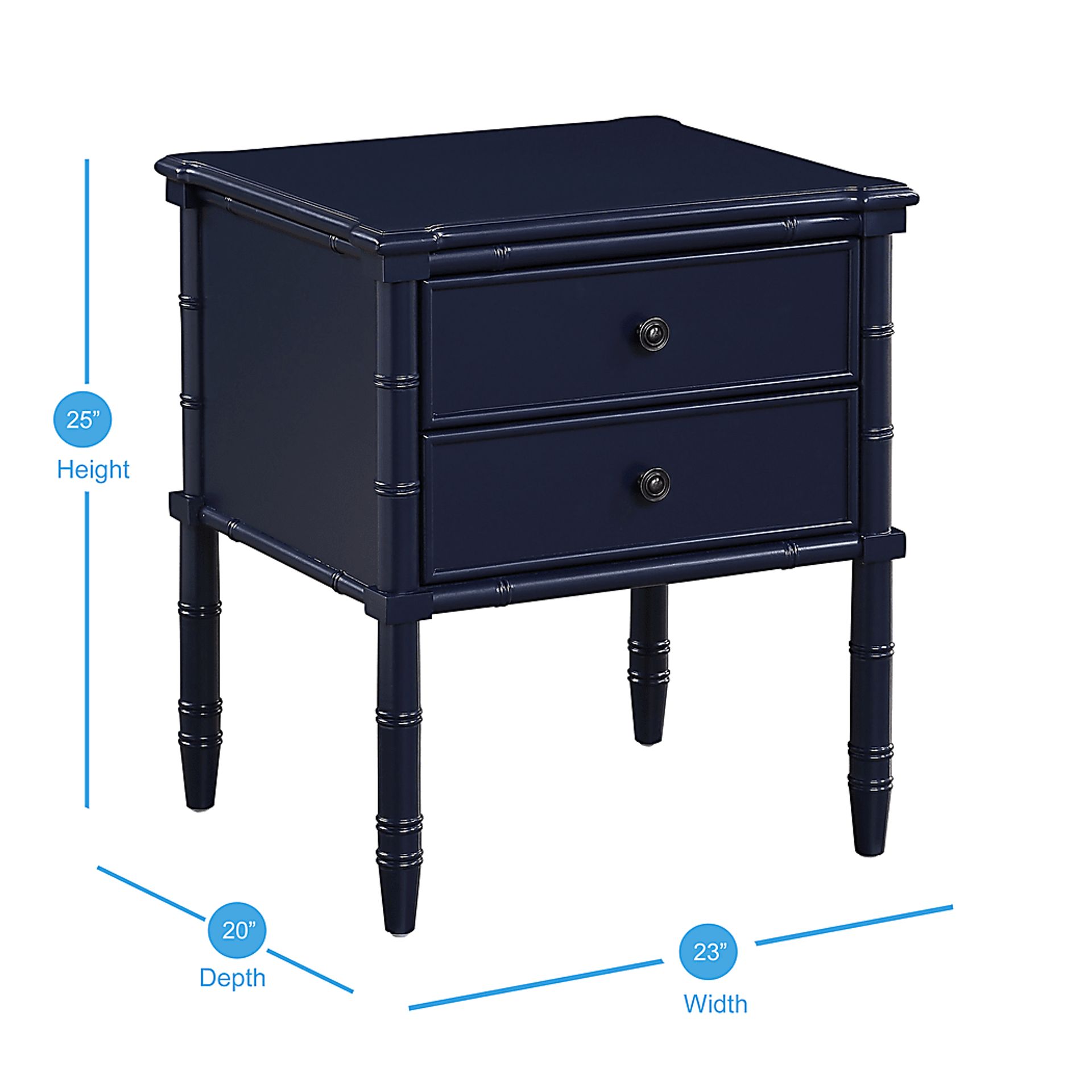 Glennford Blue End Table - Image 11