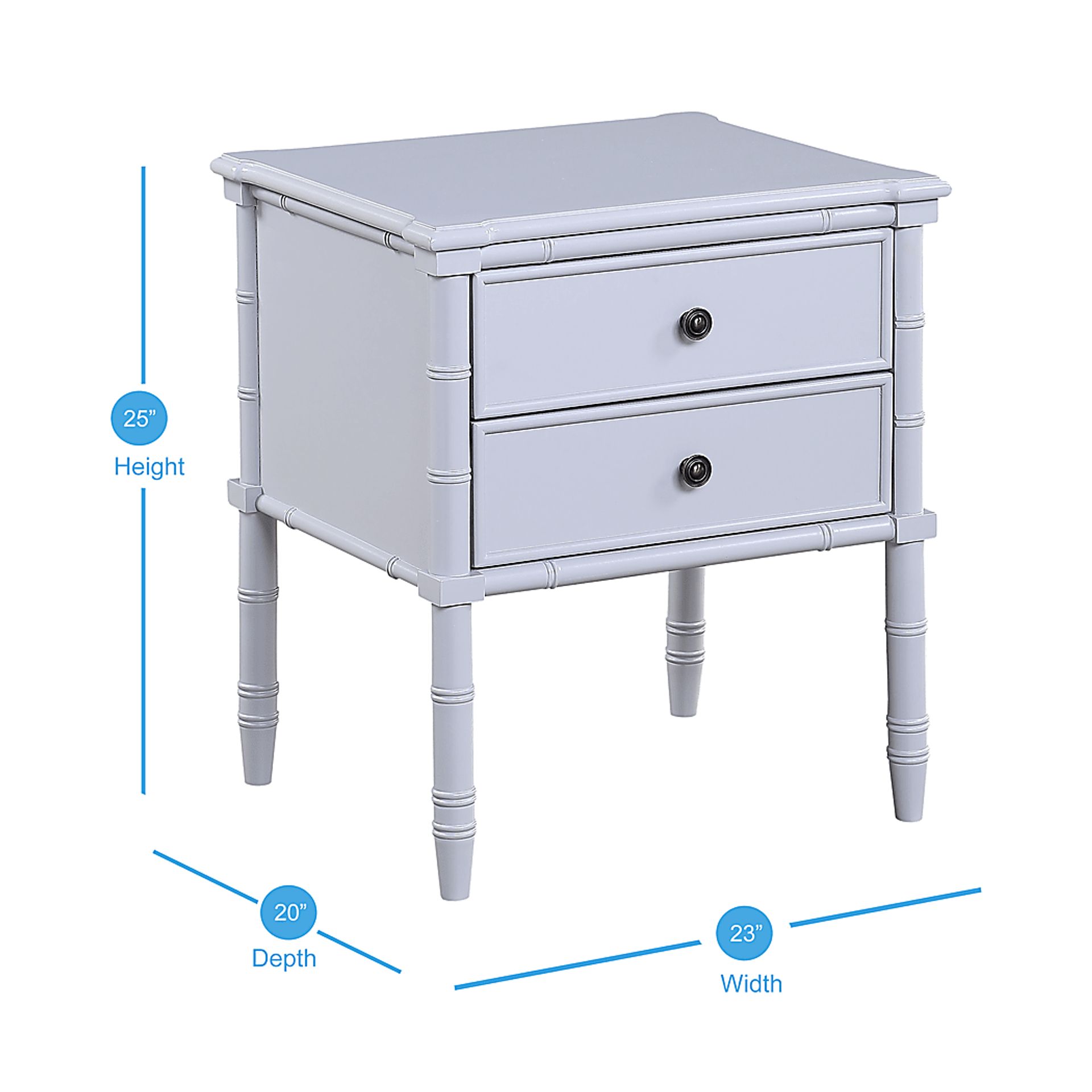 Glennford Gray End Table - Image 11