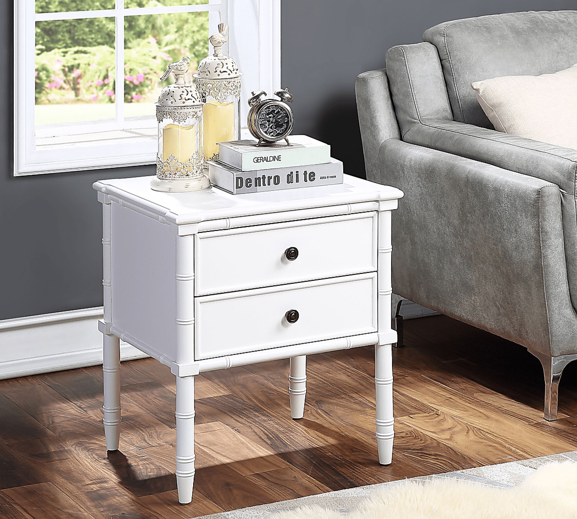 Glennford White End Table - Image 9