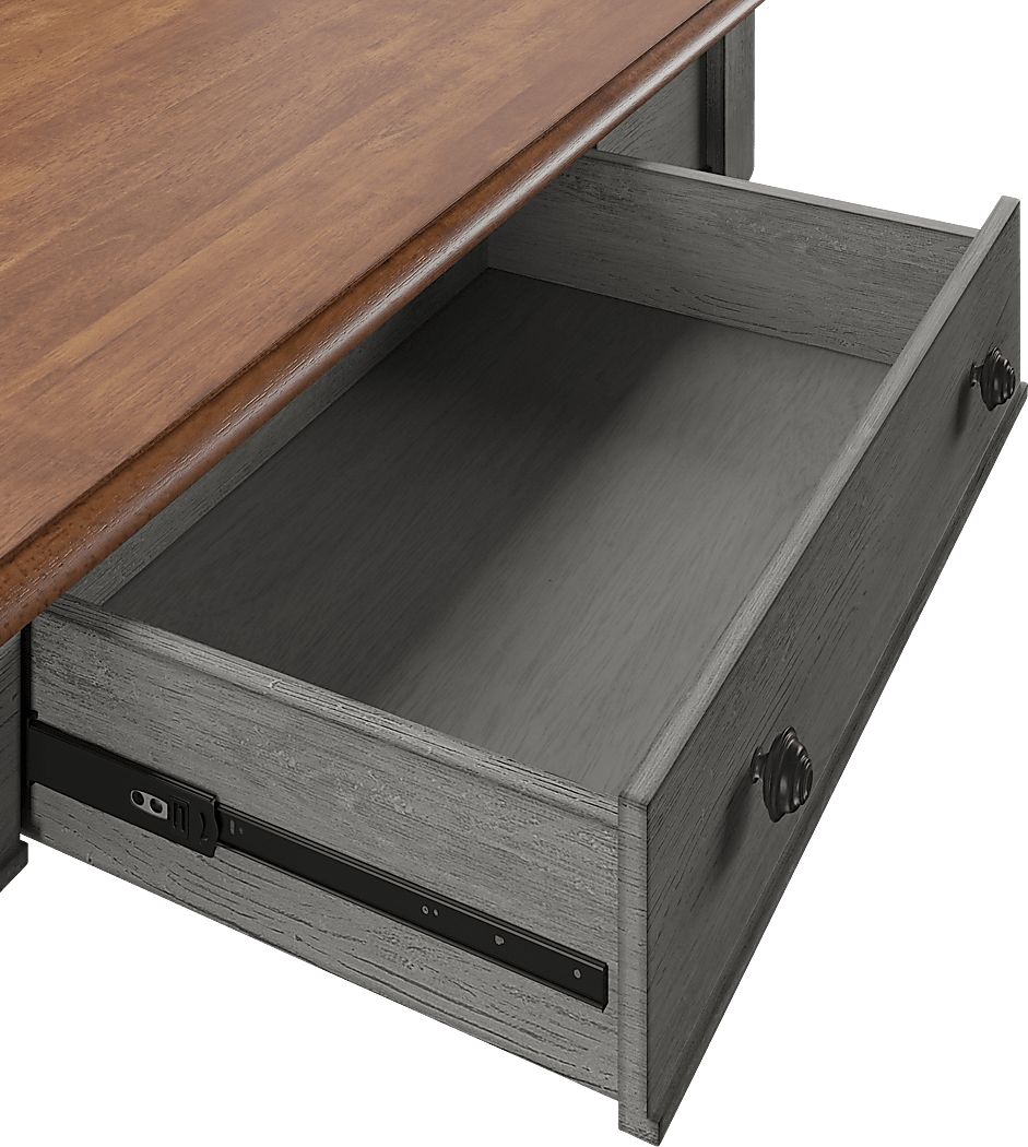 Glennon Brown Desk - Thumbnail 4