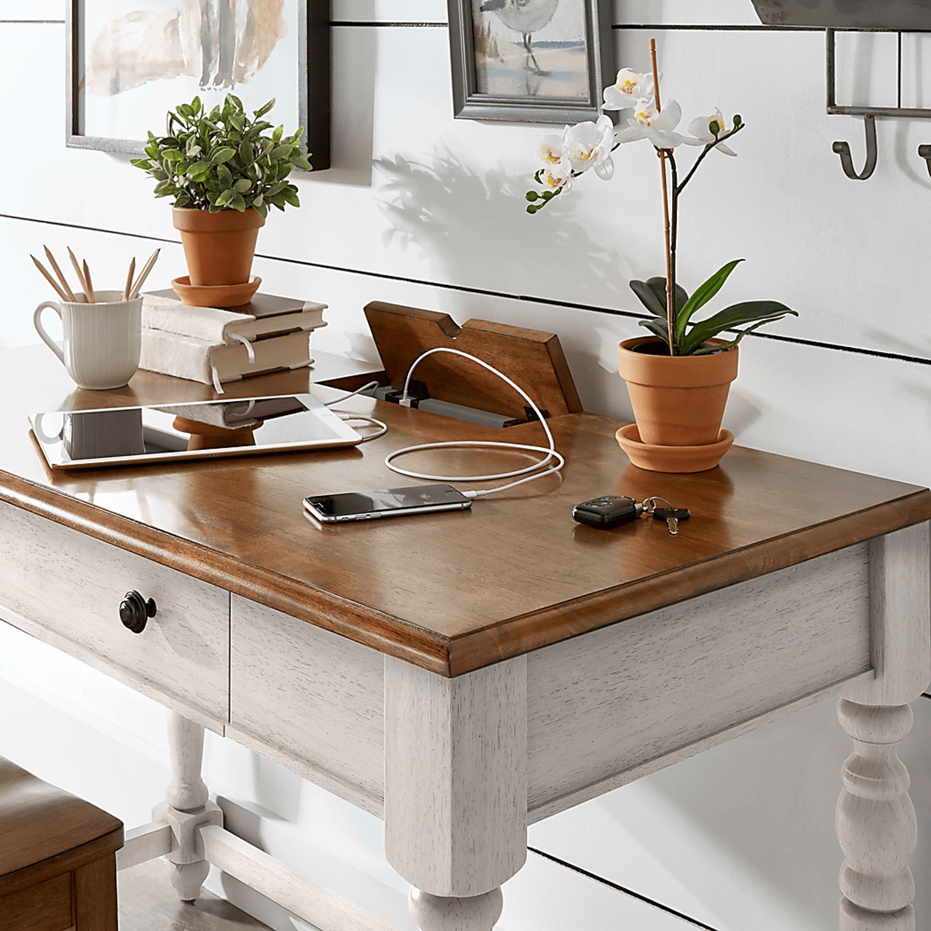 Glennon Oak Desk - Image 8