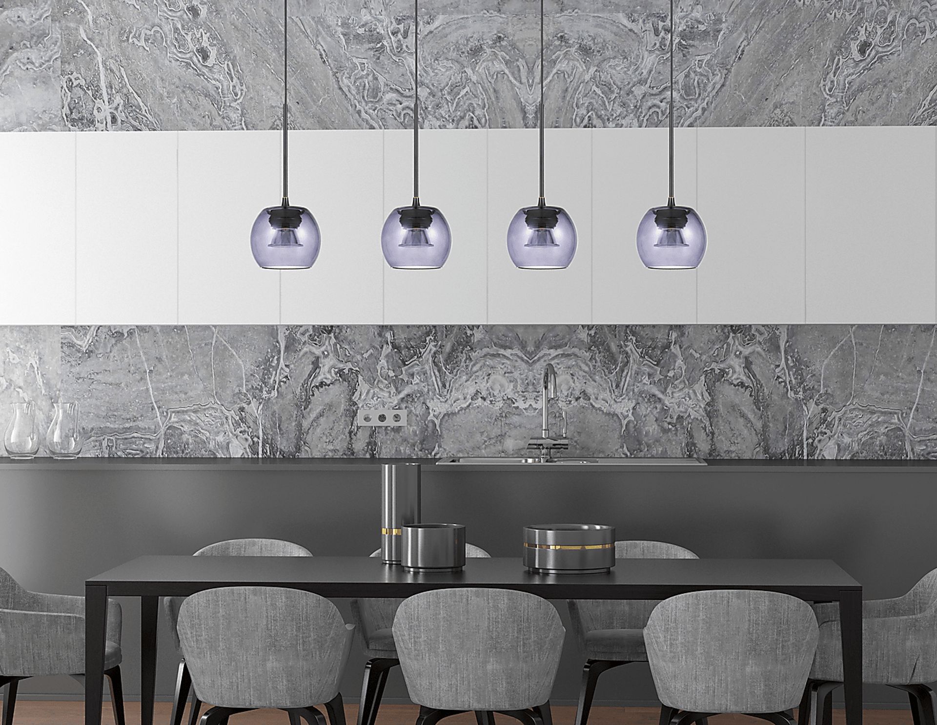 Glenola Gray Pendant - Image 2