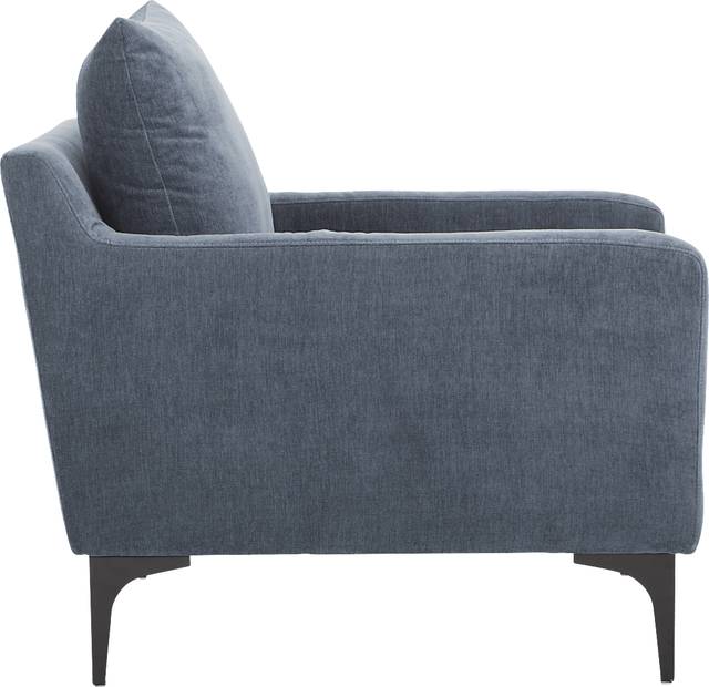 Glenroy Blue Accent Chair - Thumbnail - Image 3