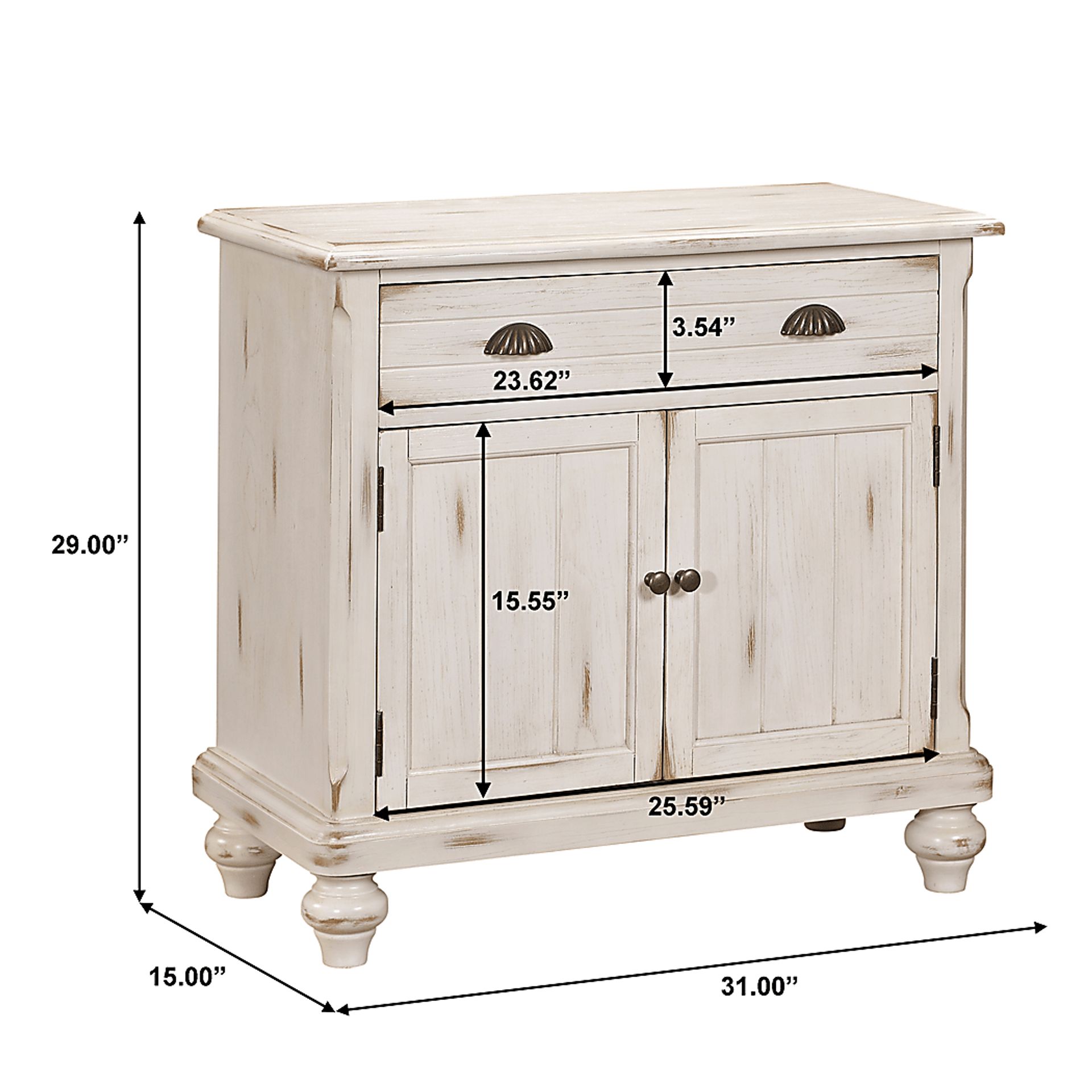 Glenshyre Cream Accent Cabinet - Image 9
