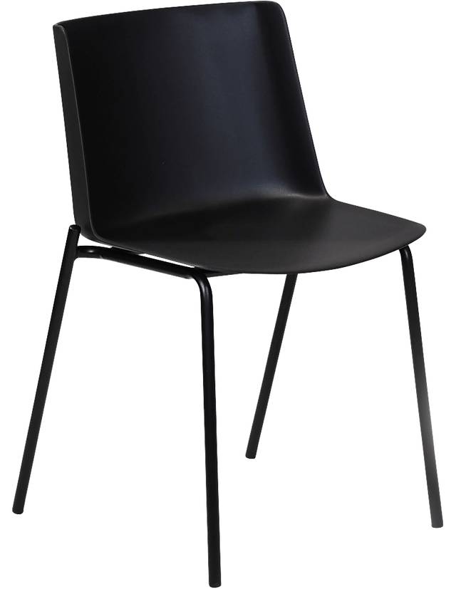 Glenury Black Outdoor Dining Chair, Set of 2 - Thumbnail - Image 1