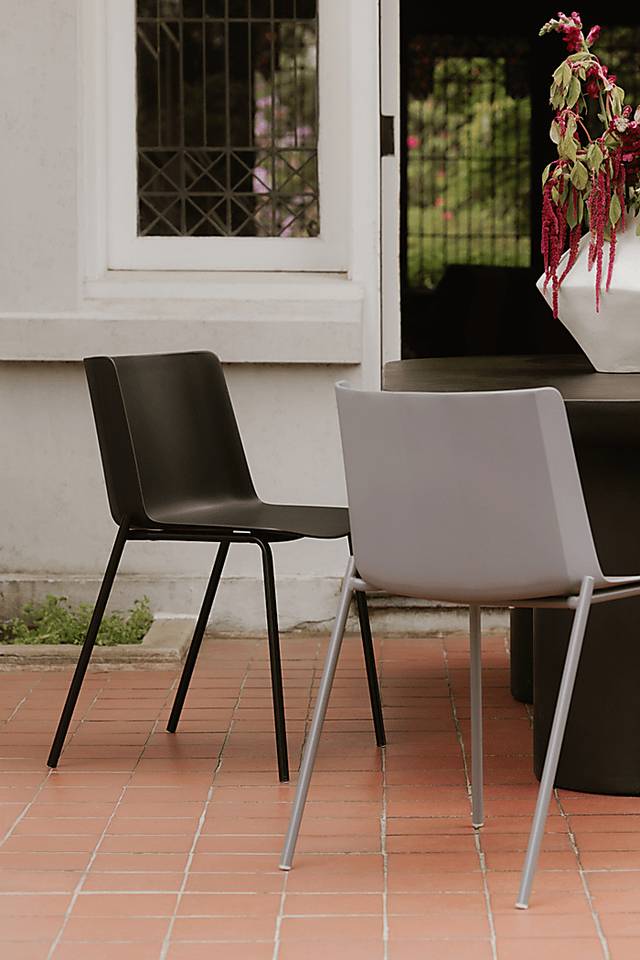 Glenury Gray Outdoor Dining Chair, Set of 2 - Thumbnail - Image 2