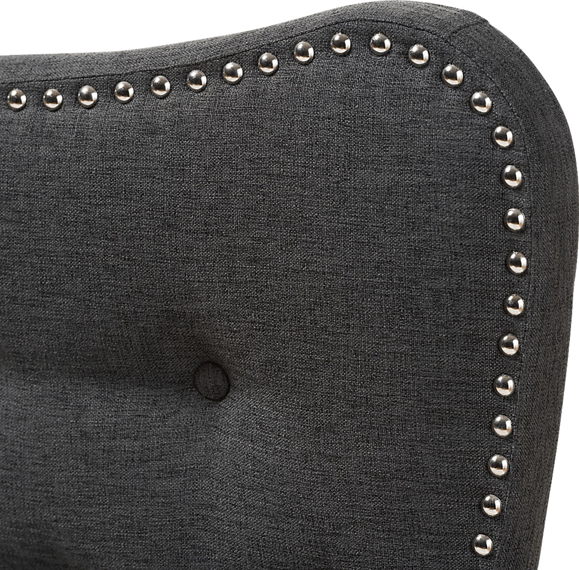 Glenvale Charcoal Queen Upholstered Headboard - Image 4