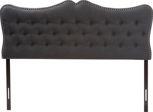 Glenvale Charcoal Queen Upholstered Headboard