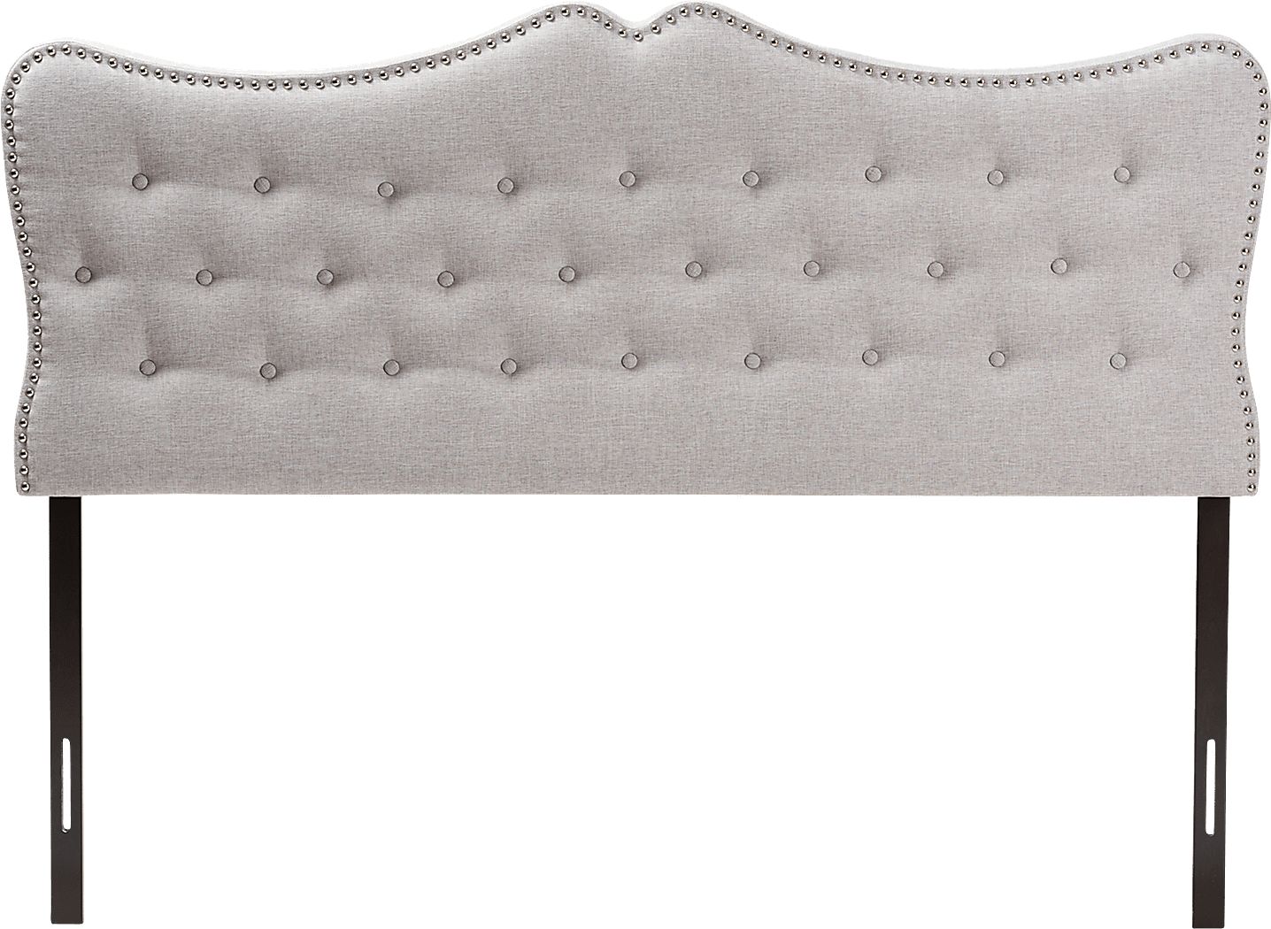 Glenvale Gray King Upholstered Headboard Rooms To Go