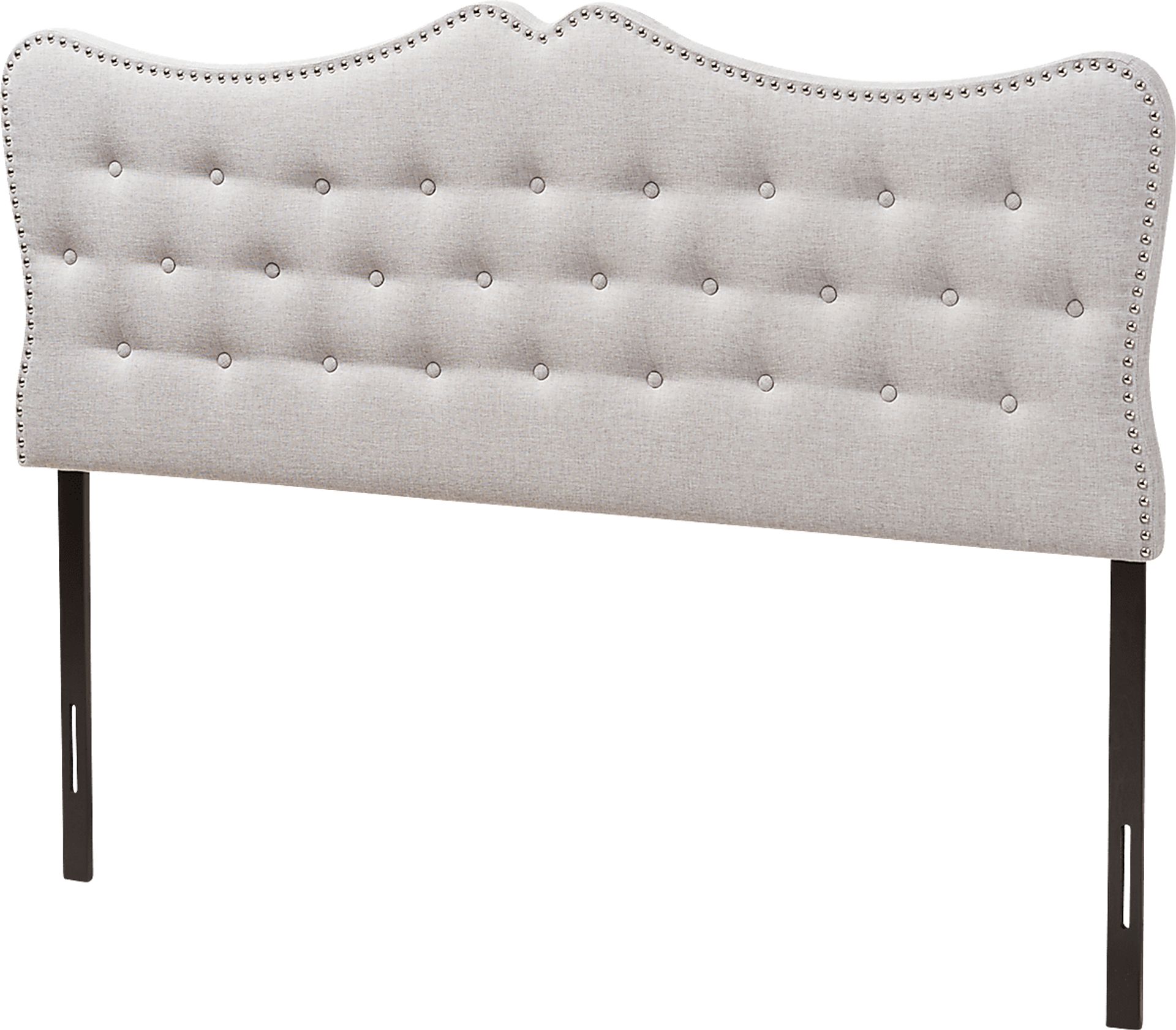 Glenvale Gray Queen Upholstered Headboard - Image 3