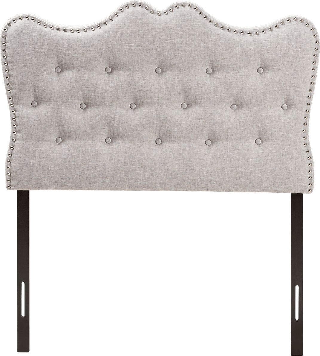 Glenvale Gray Twin Upholstered Headboard