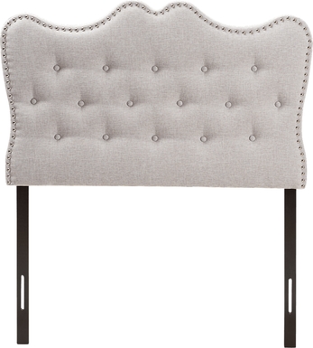 Glenvale Gray Twin Upholstered Headboard