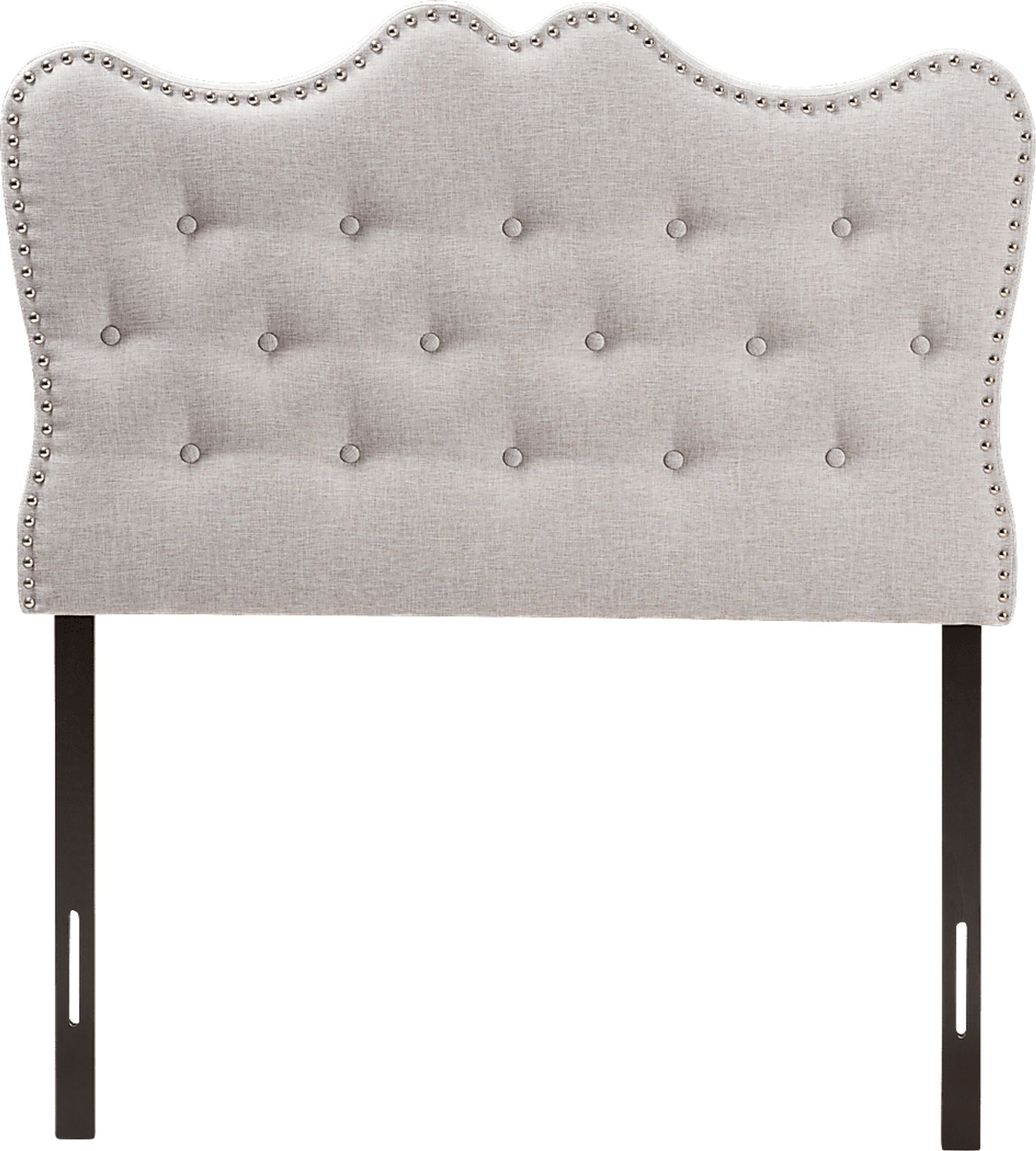 Glenvale Gray Twin Upholstered Headboard - Image 1