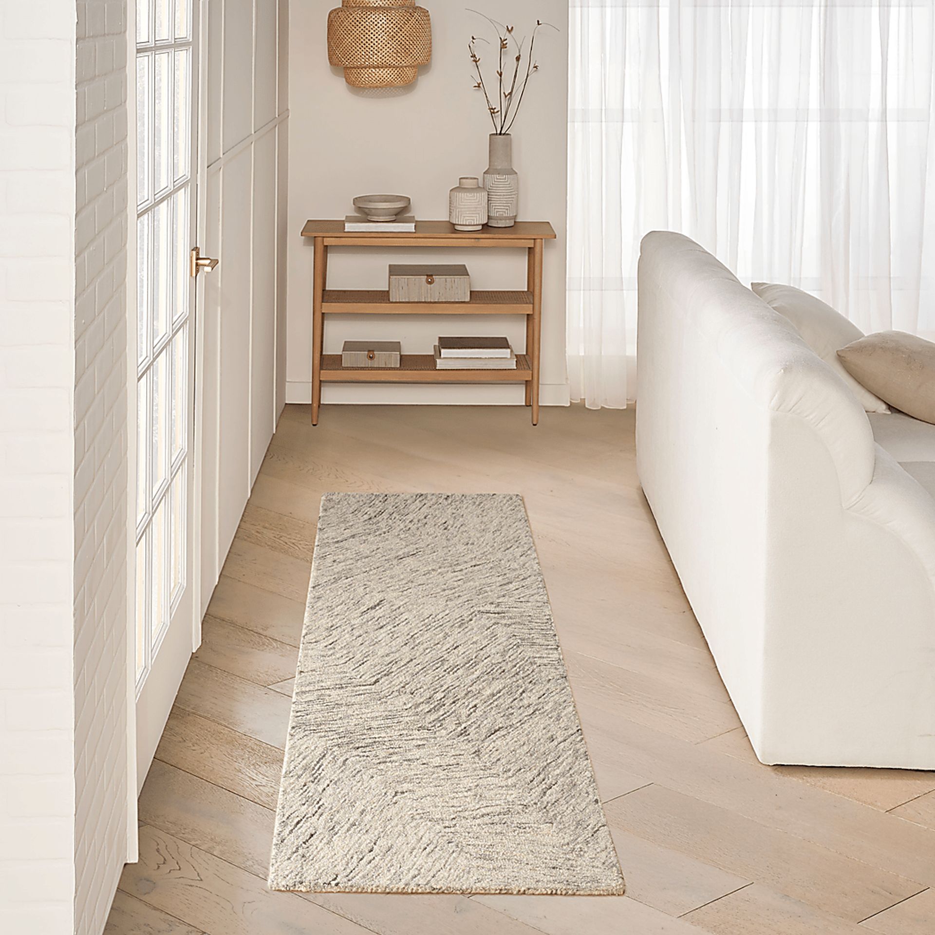 Glided Dunes Beige 2'3 x 7'6 Runner Rug - Image 2