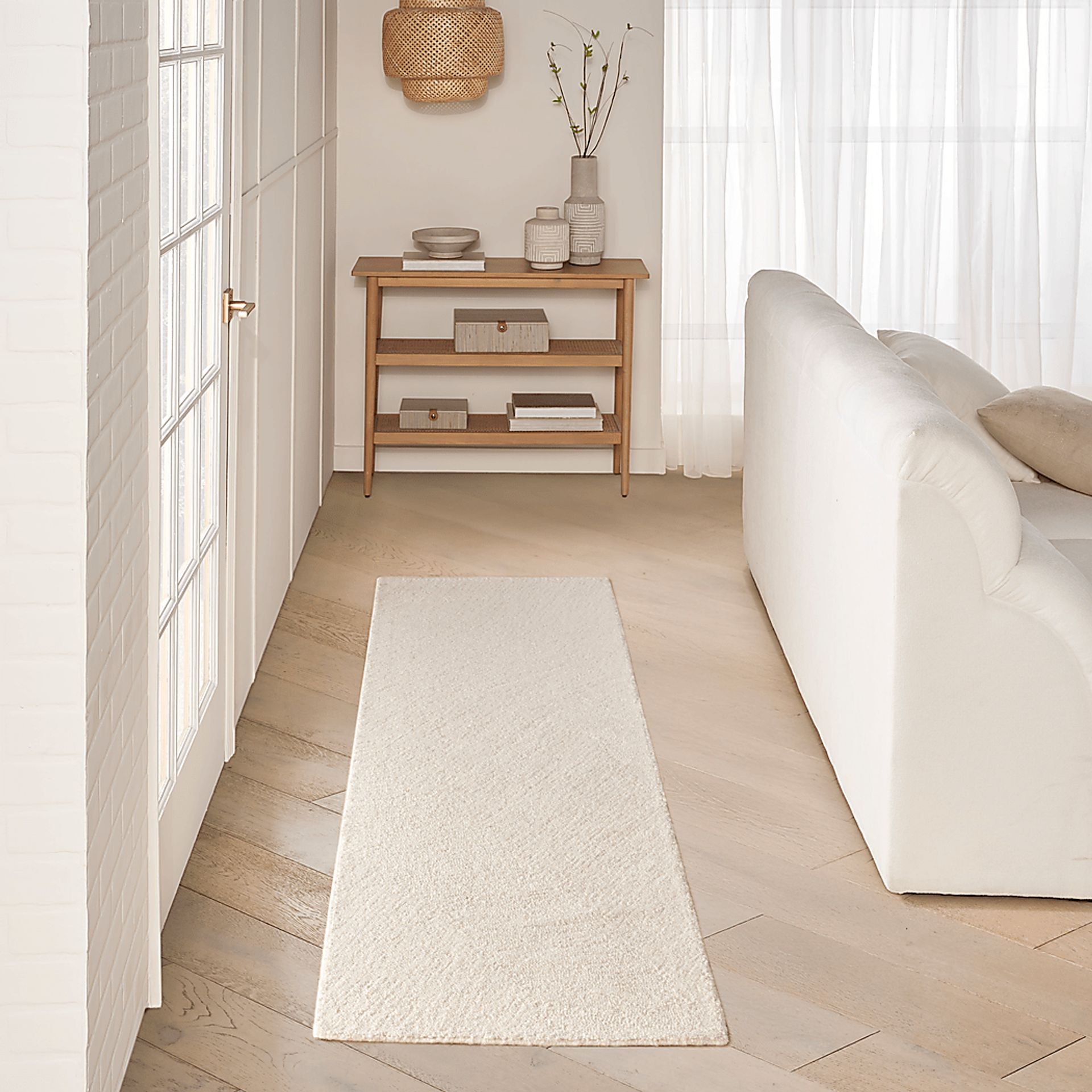 Glided Dunes Beige 2'3 x 7'6 Runner Rug - Image 2