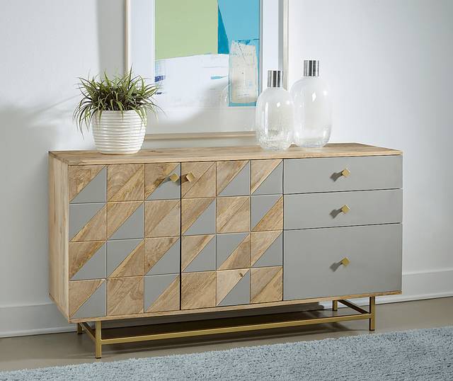 Glidersleeve Gray Credenza - Thumbnail - Image 2