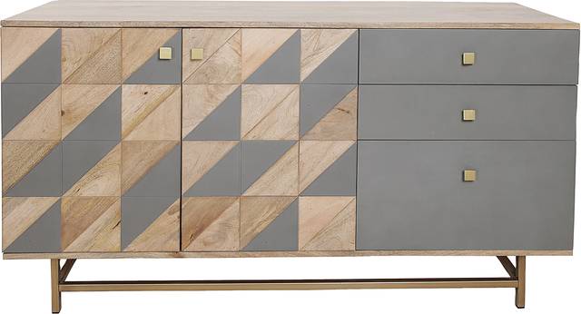 Glidersleeve Gray Credenza - Thumbnail - Image 3