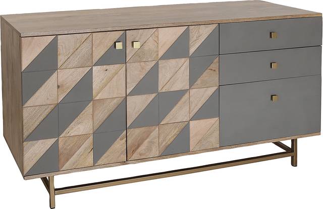 Glidersleeve Gray Credenza - Thumbnail - Image 1