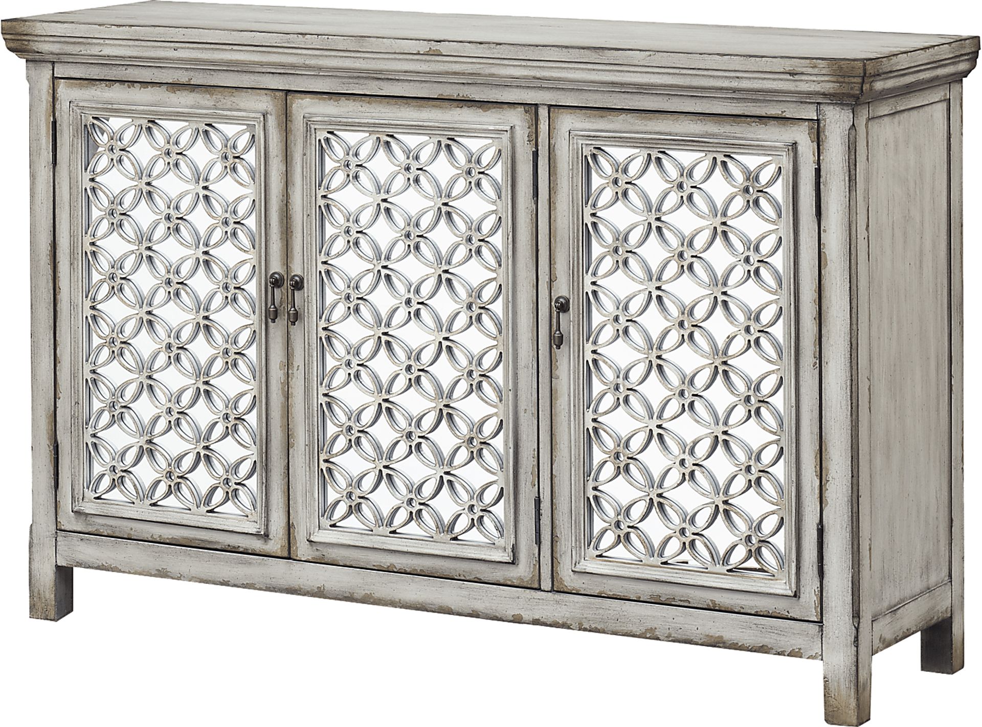 Glidewill Gray 3 Door Credenza - Image 1