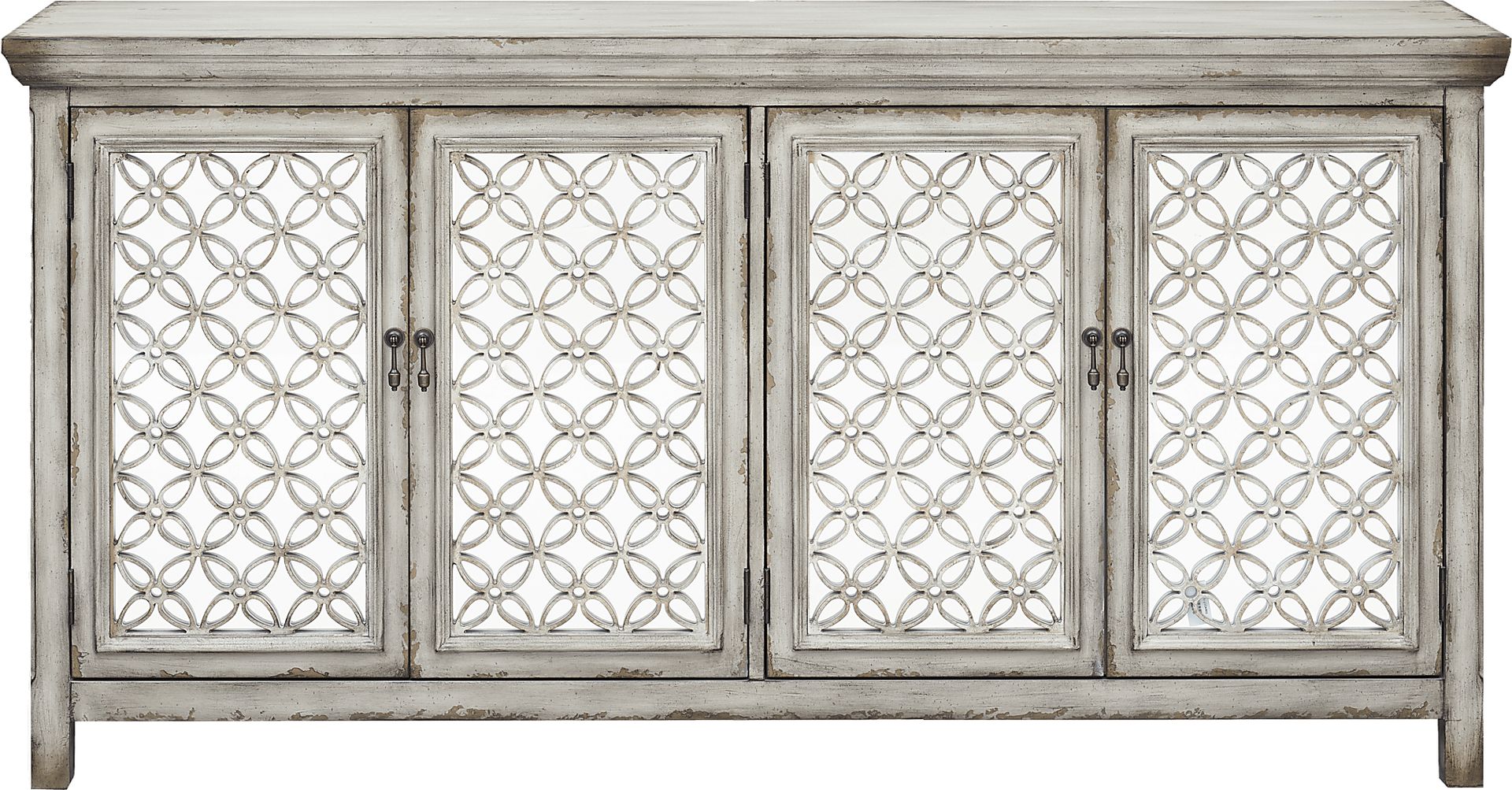 Glidewill Gray 4 Door Credenza - Image 3