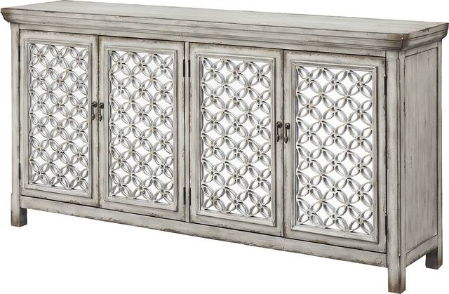 Glidewill Gray 4 Door Credenza - Thumbnail - Image 1