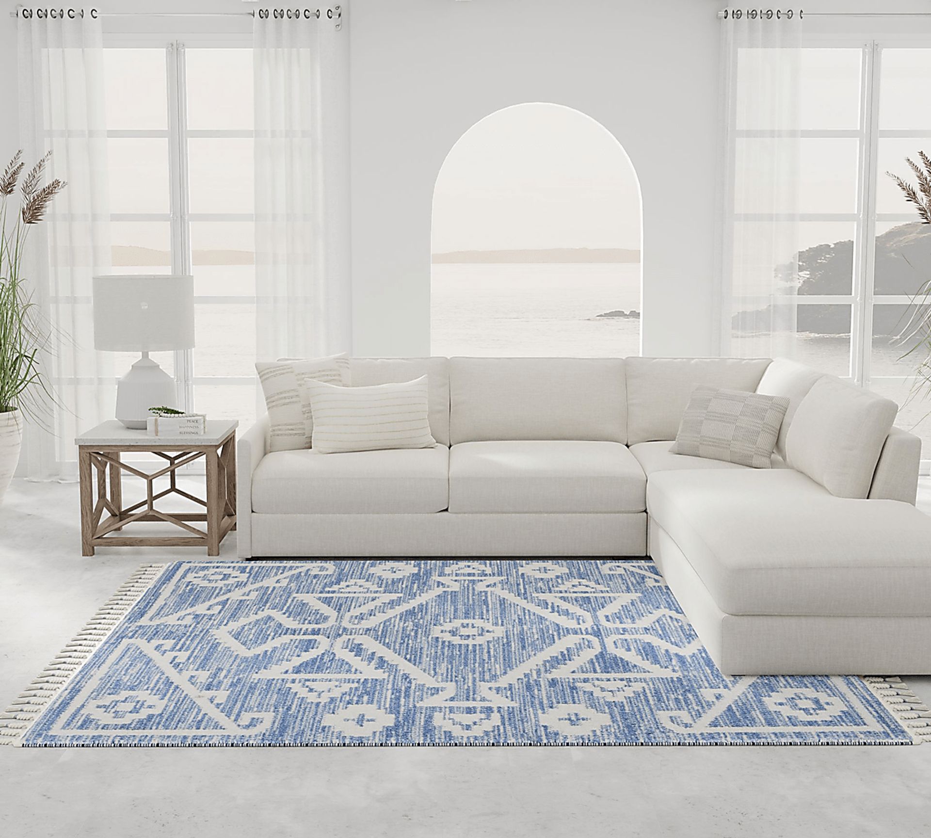 Gliscin Blue 8'3 x 10' Rug - Image 2