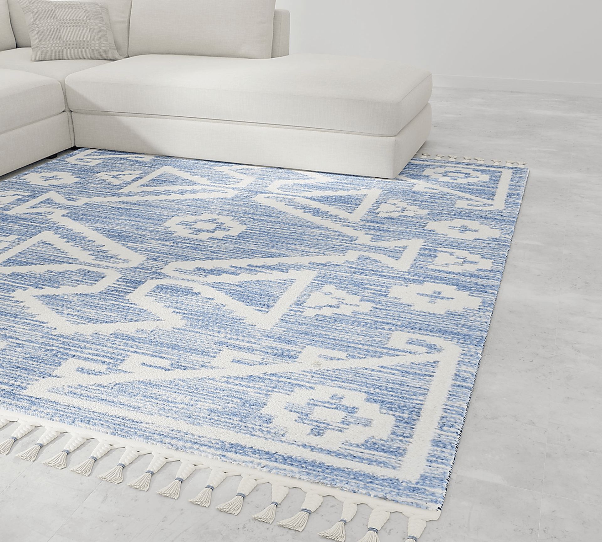 Gliscin Blue 8'3 x 10' Rug - Image 4