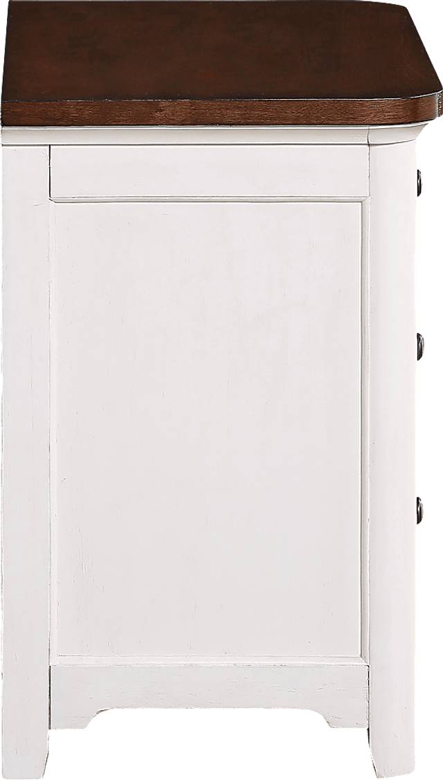 Glisson White End Table - Thumbnail - Image 3