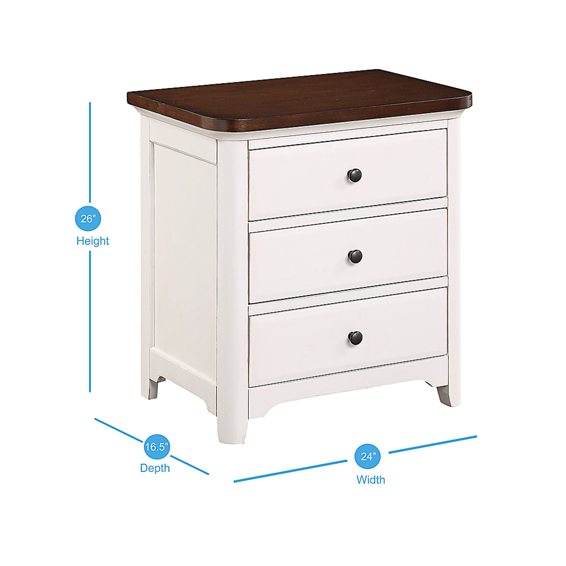 Glisson White End Table - Image 10