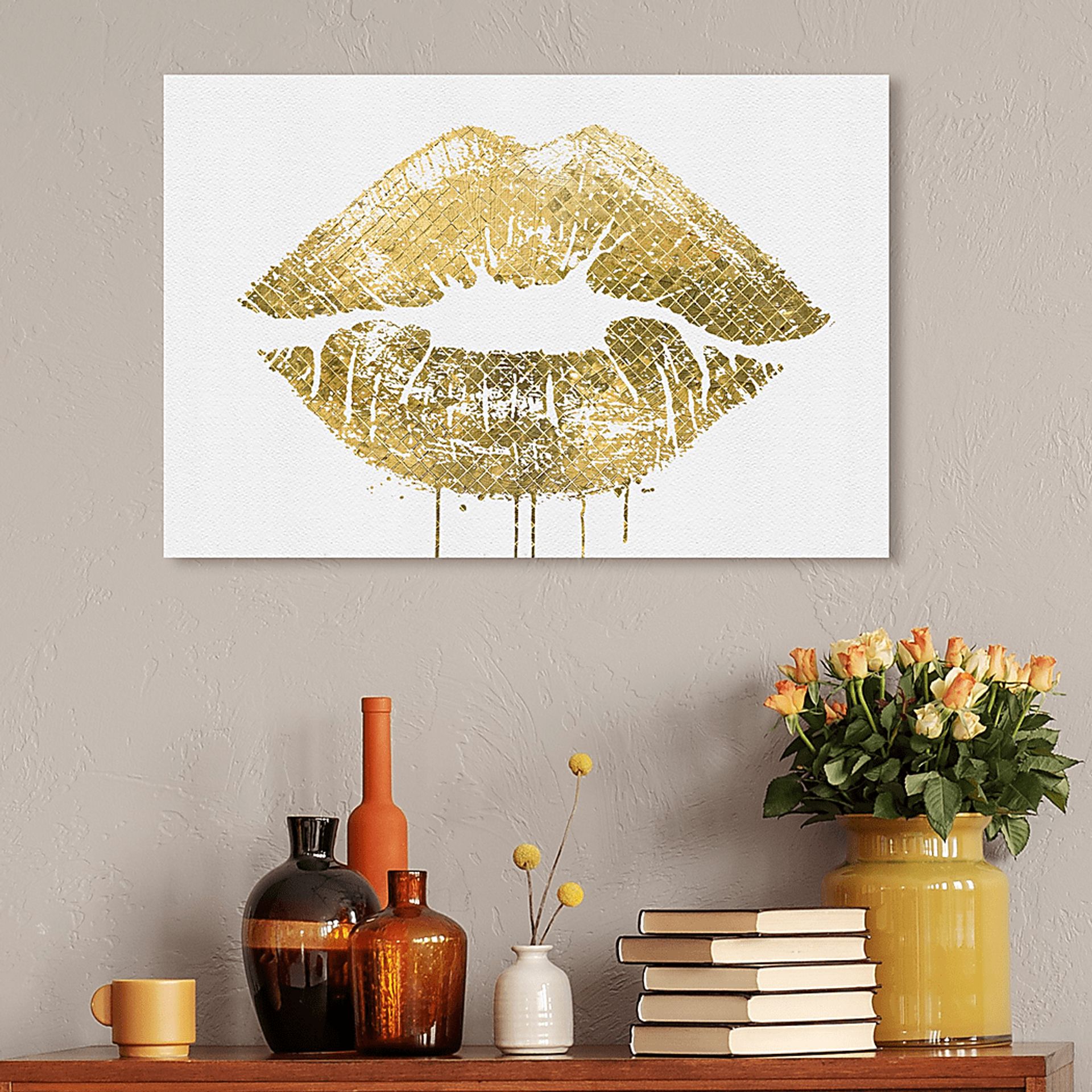 Glitter Style Gold Artwork - Image 4