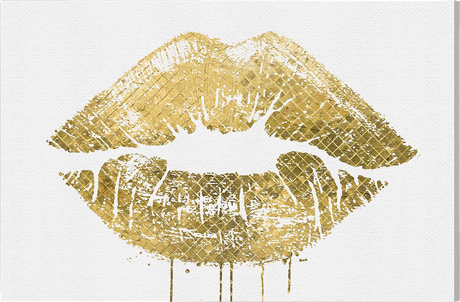 Glitter Style Gold Artwork - Image 1