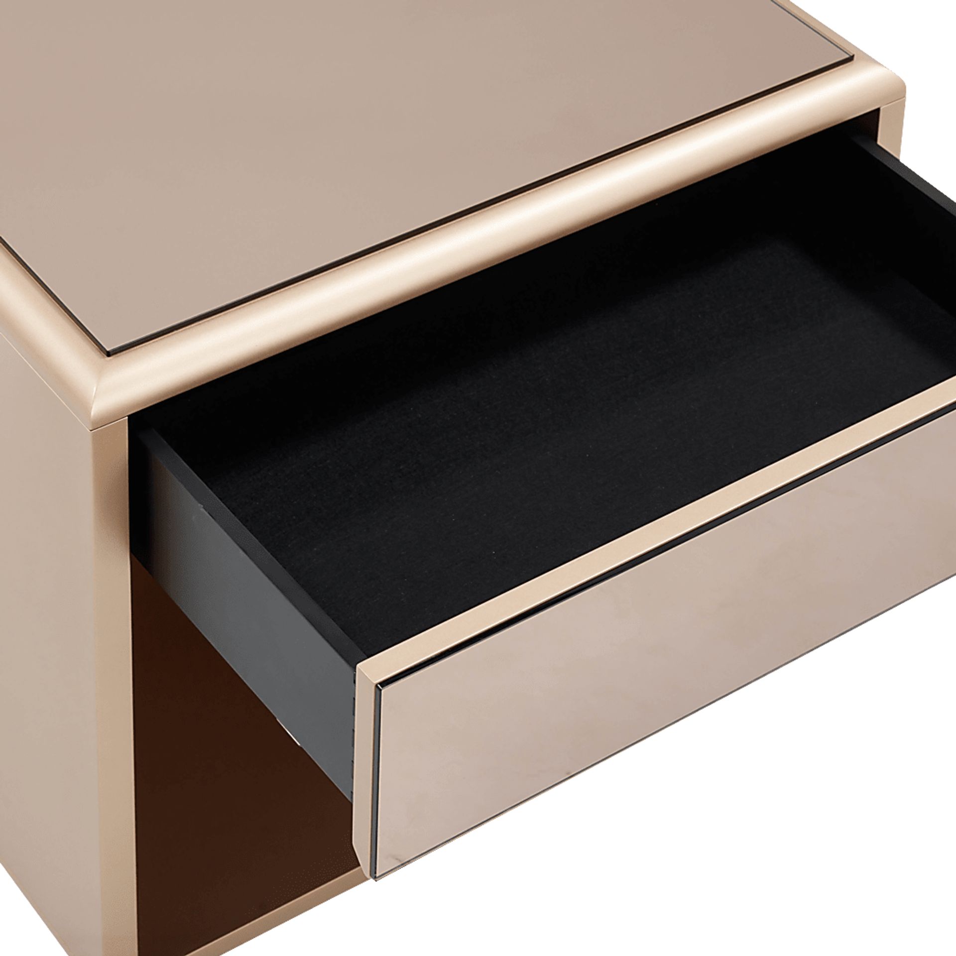 Globalbridge Taupe Nightstand - Image 8