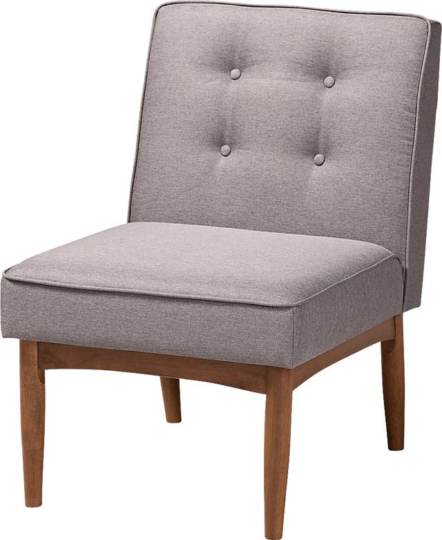 Globec Gray Dining Chair - Thumbnail - Image 1
