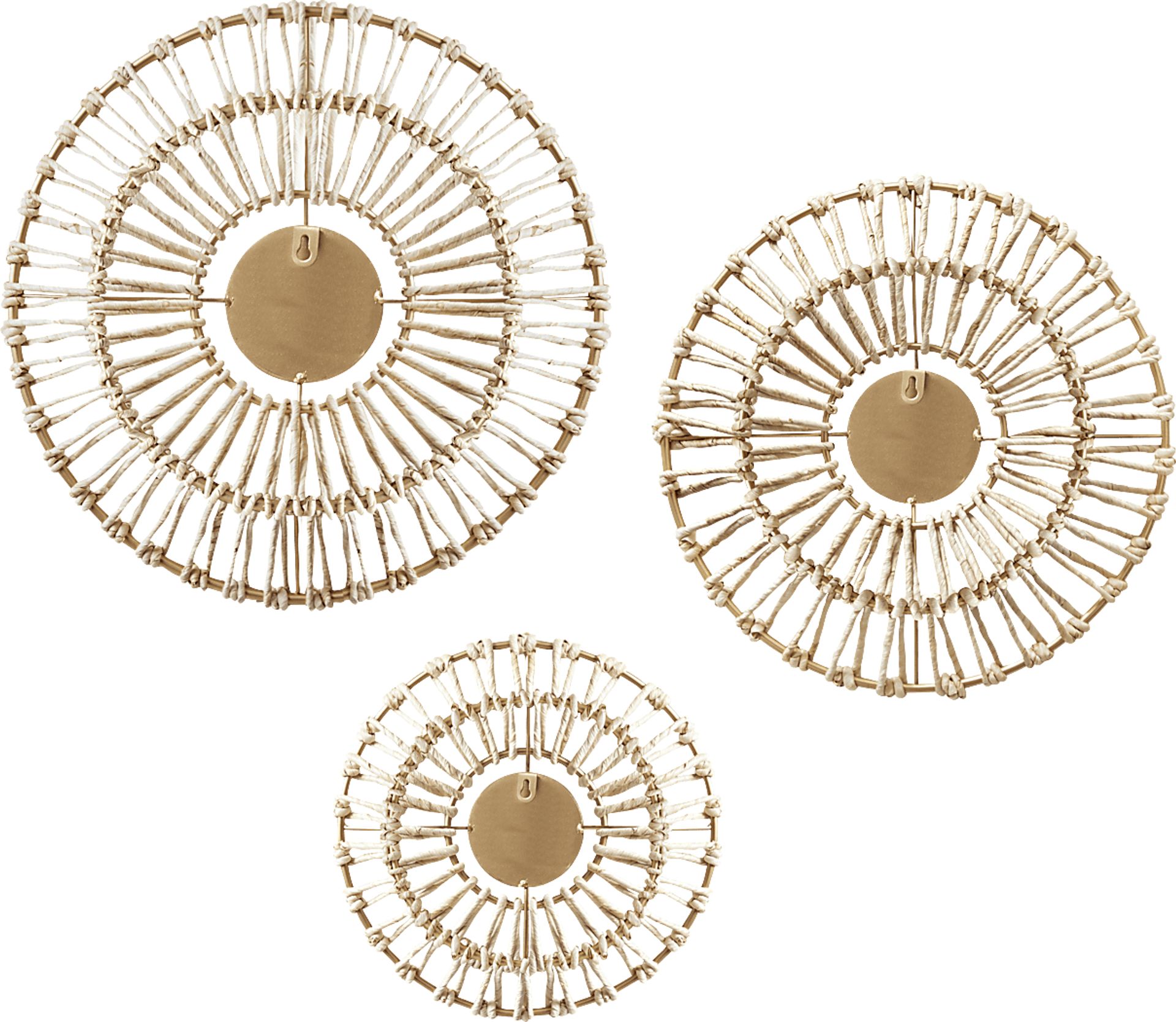 Globelane Natural Wall Decor, Set of 3 - Image 5