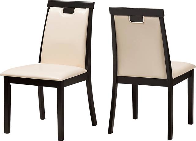 Globeshade Beige Dining Chair, Set of 2 - Thumbnail - Image 1