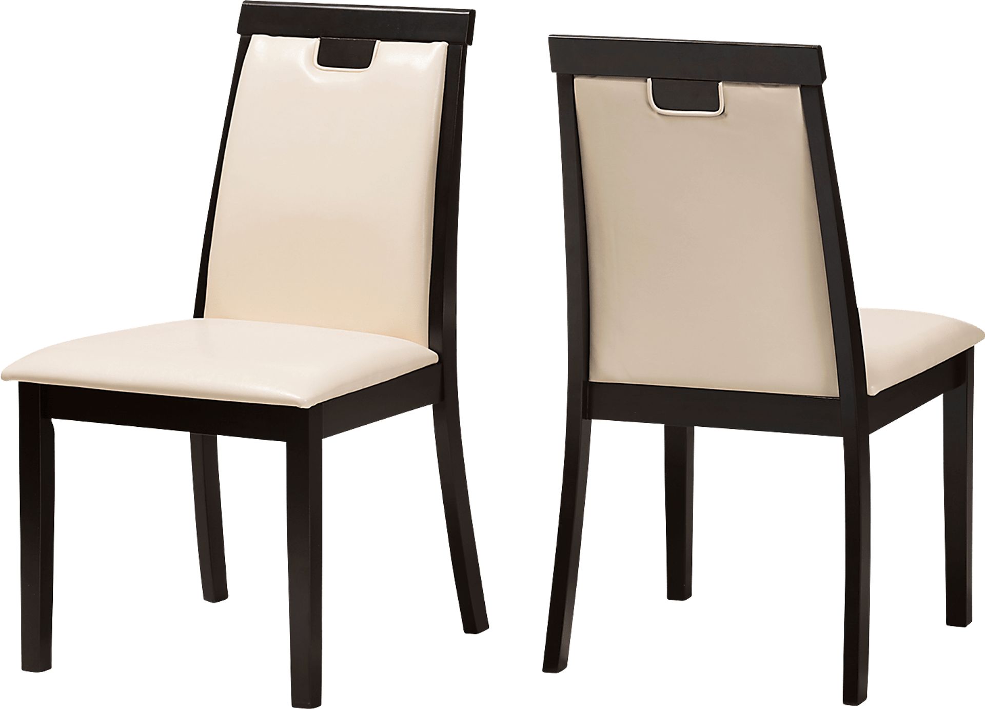 Globeshade Beige Dining Chair, Set of 2 - Image 1