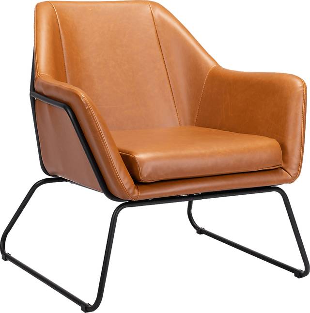 Gloralee Tan Accent Chair - Thumbnail - Image 1