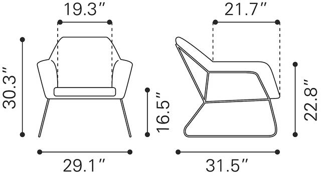 Gloralee Yellow Accent Chair - Thumbnail - Image 11