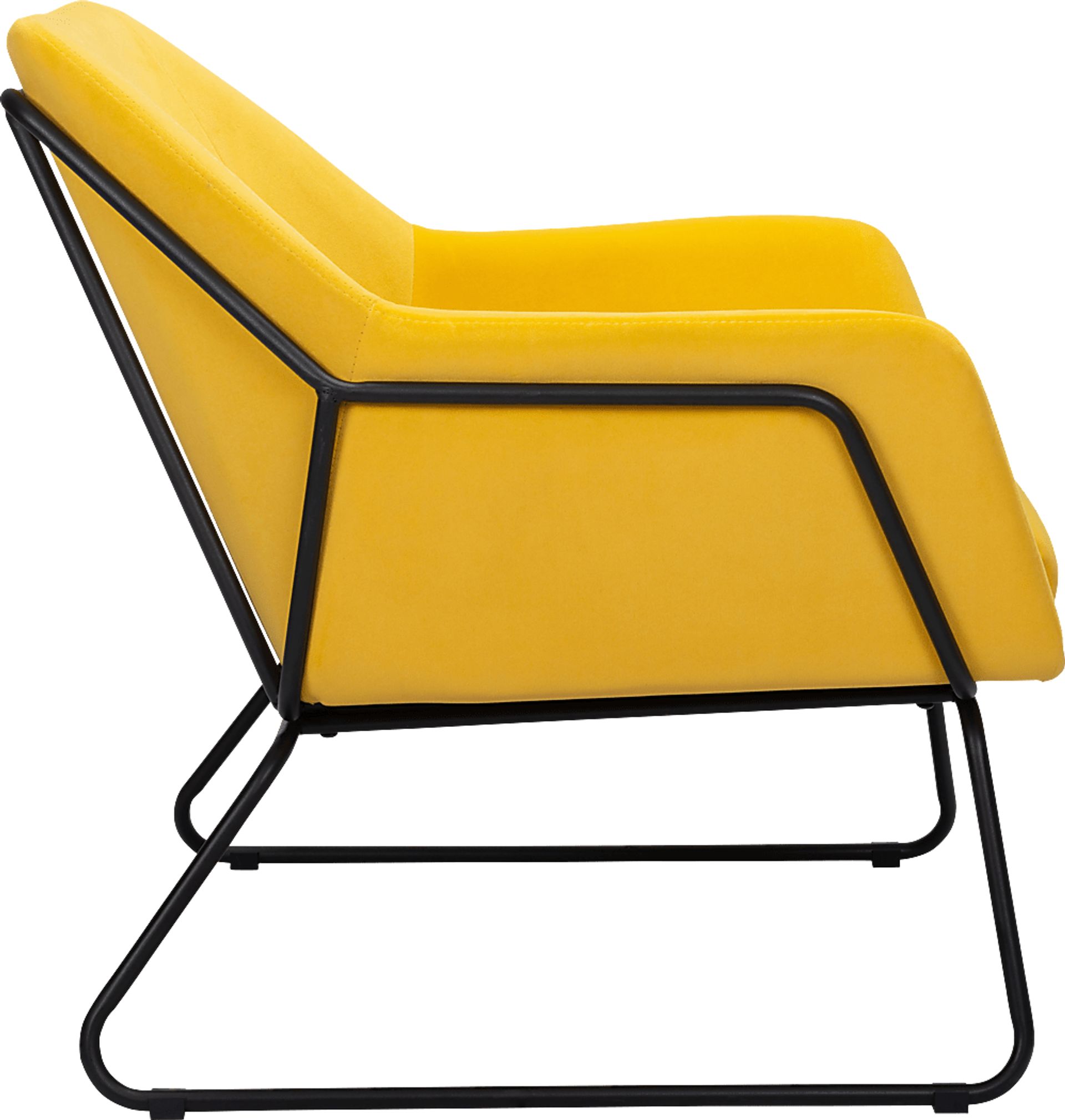Gloralee Yellow Accent Chair - Image 3